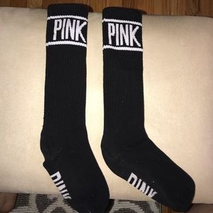 Victoria’s Secret Pink tall athletic socks